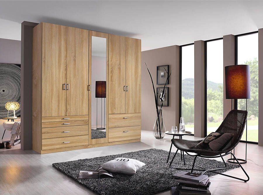 Rauch Kledingkast Kast Garderobe Linnenkast WILDBERG met 6 laden bovenste lade met houten indeling made in germany - Foto 8