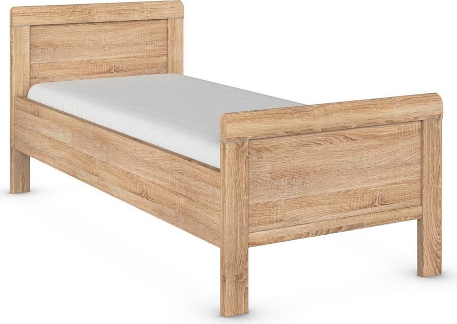 Rauch Bed Eenpersoons Stollenbed EVELYN in comfortabele hoogte van houtmateriaal in elegante stijl made in germany - Foto 9
