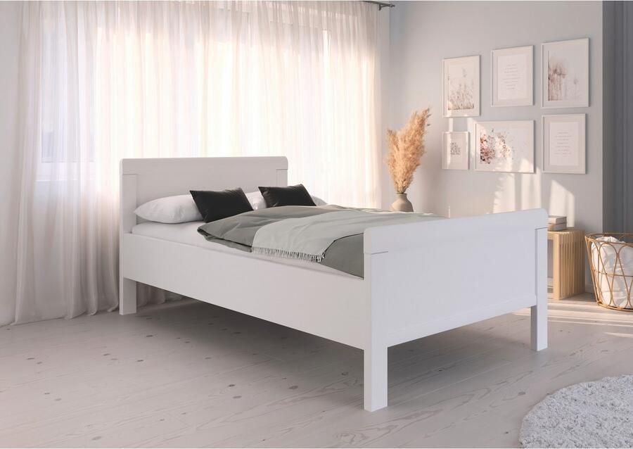 Rauch Bed Eenpersoons Stollenbed EVELYN in comfortabele hoogte van houtmateriaal in elegante stijl made in germany - Foto 6