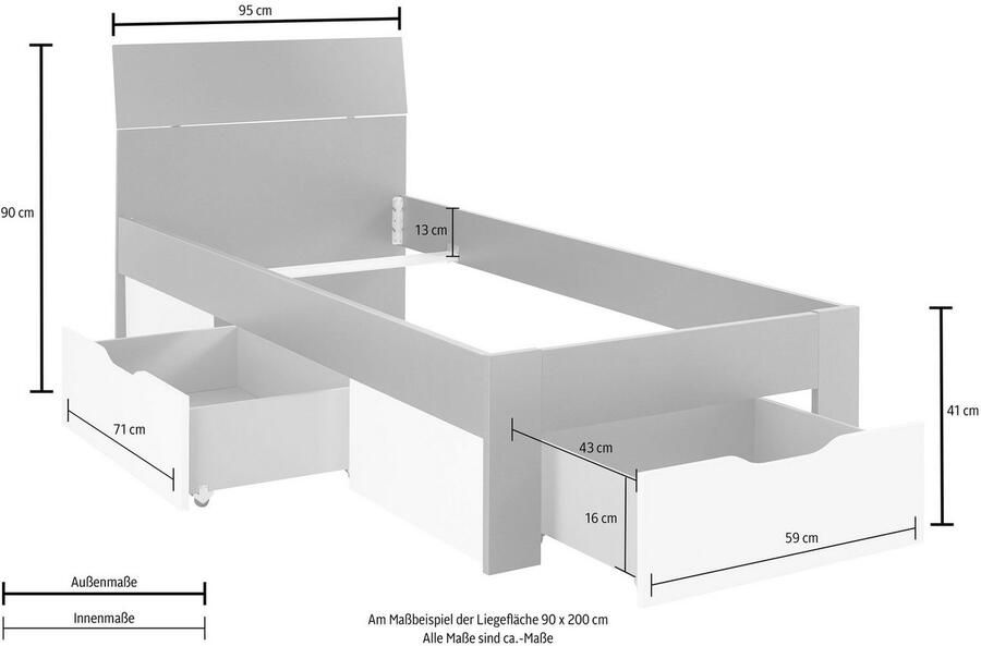 Rauch Bed Flexx inclusief lades - Foto 7