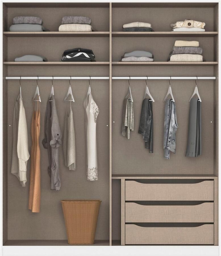 Rauch Draaideurkast Bellezza inclusief lade-inzet wasindeling en verdere accessoires - Foto 16