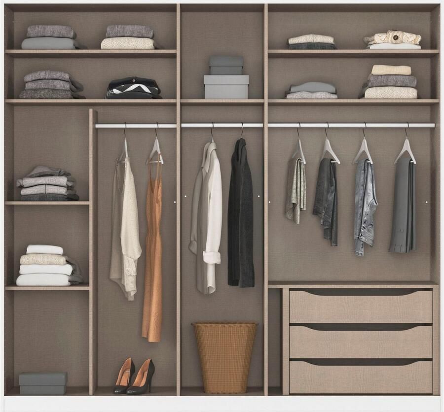 Rauch Draaideurkast Bellezza inclusief lade-inzet wasindeling en verdere accessoires - Foto 13