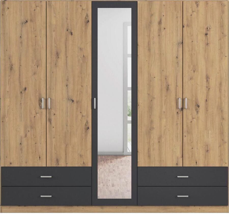 Rauch Draaideurkast Borbona Kledingkast kast garderobe waskast BORBONA in 2 breedtes - Foto 10