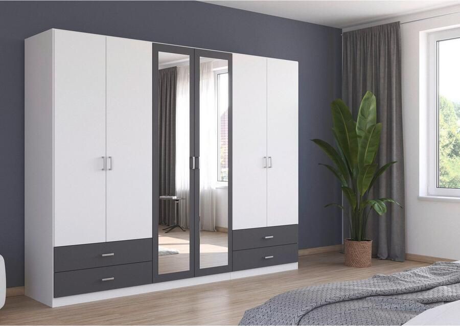 Rauch Draaideurkast Borbona Kledingkast kast garderobe waskast BORBONA in 2 breedtes - Foto 16