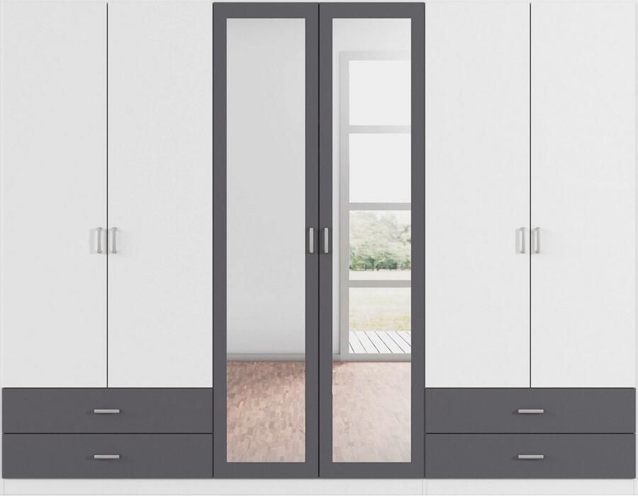 Rauch Draaideurkast Borbona Kledingkast kast garderobe waskast BORBONA in 2 breedtes - Foto 13