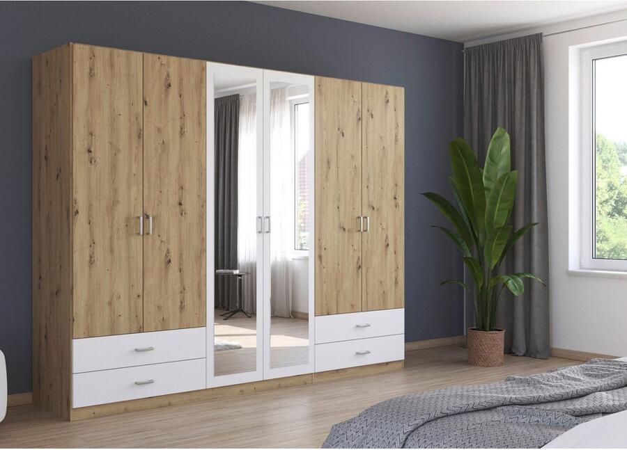 Rauch Draaideurkast Borbona Kledingkast kast garderobe waskast BORBONA in 2 breedtes - Foto 14