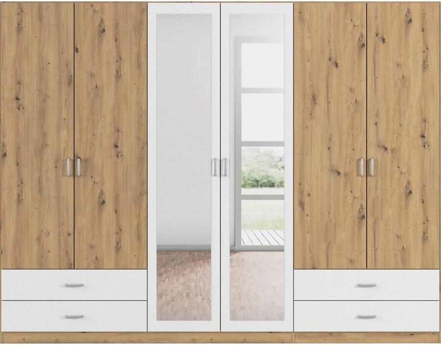 Rauch Draaideurkast Borbona Kledingkast kast garderobe waskast BORBONA in 2 breedtes - Foto 12