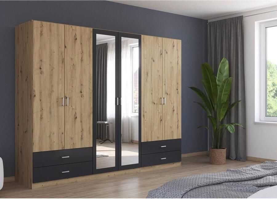 Rauch Draaideurkast Borbona Kledingkast kast garderobe waskast BORBONA in 2 breedtes - Foto 14