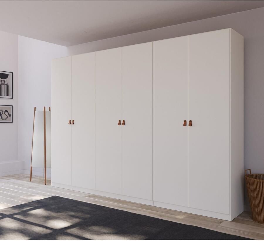 Rauch Draaideurkast Homey by Quadra Spin met greeplussen van zacht cognacbruin leer - Foto 4