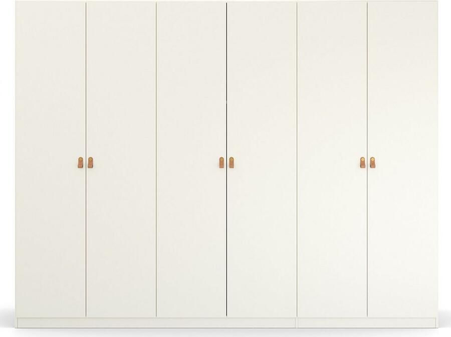 Rauch Draaideurkast Homey by Quadra Spin met greeplussen van zacht cognacbruin leer - Foto 7