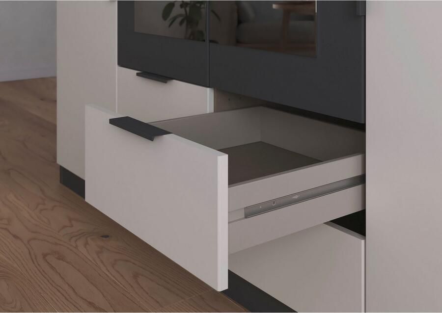 Rauch Draaideurkast Kledingkast garderobe KREFELD optioneel met spiegel met 3 greepvarianten incl. praktische lades made in germany - Foto 15