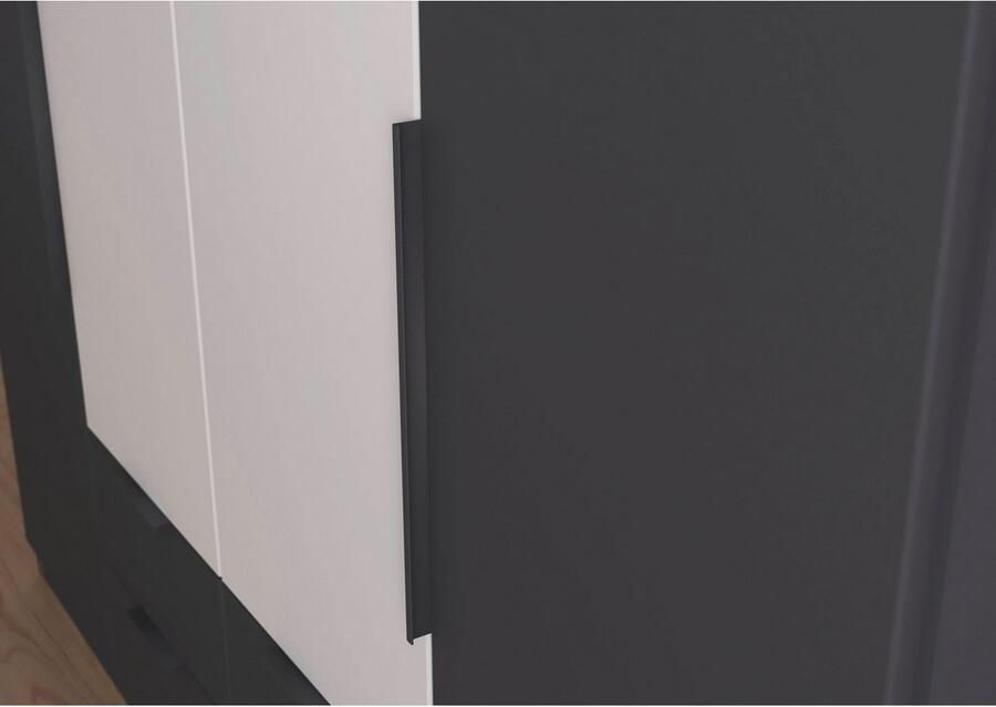 Rauch Draaideurkast Kledingkast garderobe KREFELD optioneel met spiegel met 3 greepvarianten incl. praktische lades made in germany - Foto 14