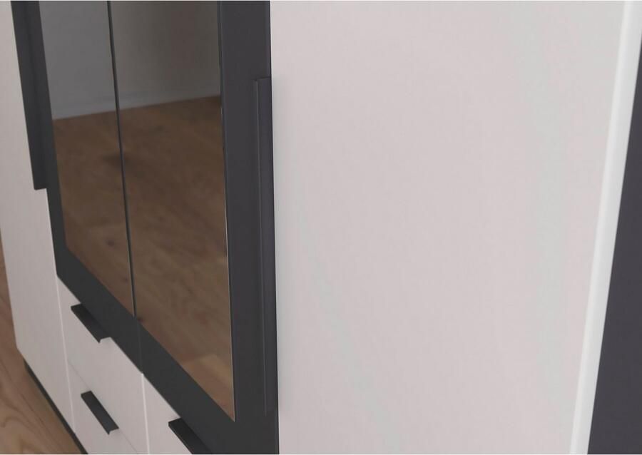 Rauch Draaideurkast Kledingkast garderobe KREFELD optioneel met spiegel met 3 greepvarianten incl. praktische lades made in germany - Foto 16