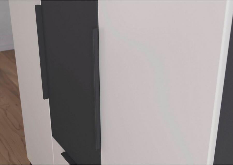 Rauch Draaideurkast Kledingkast garderobe KREFELD optioneel met spiegel met 3 greepvarianten incl. praktische lades made in germany - Foto 16