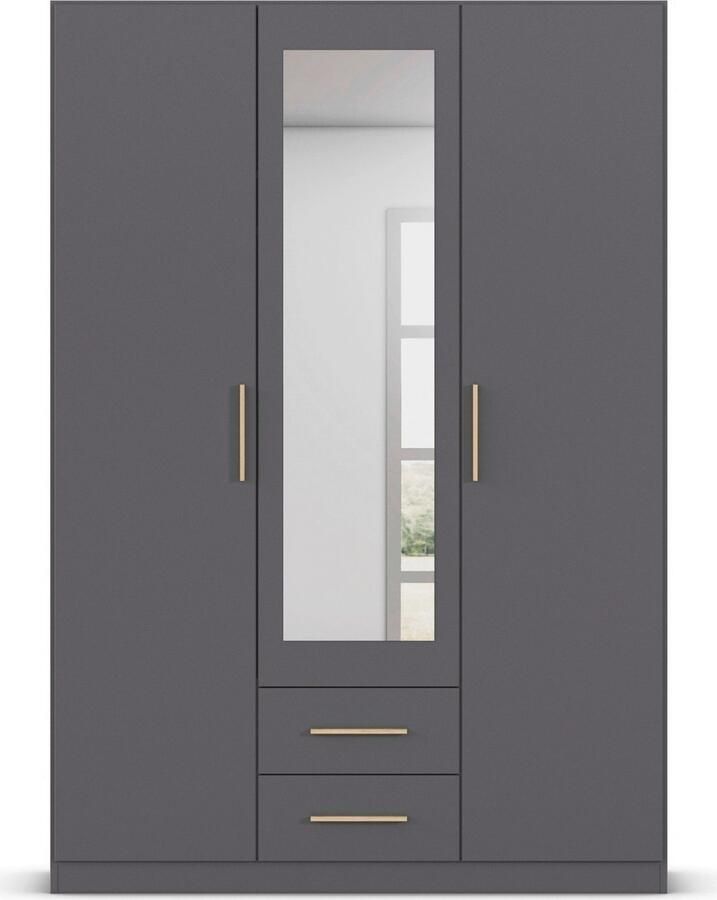 Rauch Draaideurkast Kledingkast garderobe KREFELD optioneel met spiegel met 3 greepvarianten incl. praktische lades made in germany - Foto 13