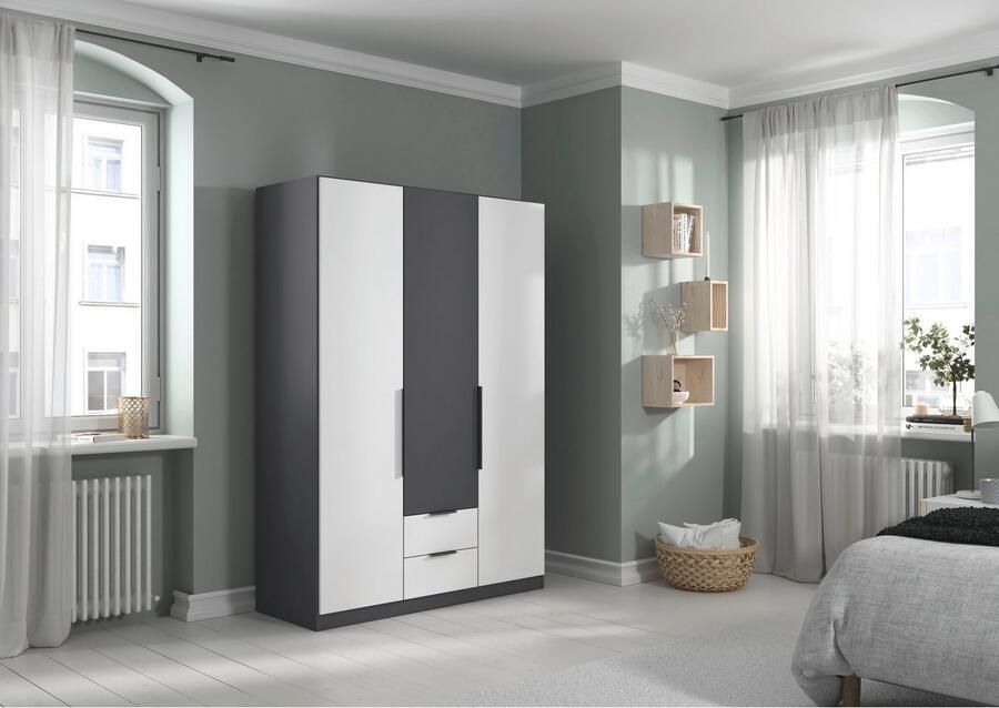 Rauch Draaideurkast Kledingkast garderobe KREFELD optioneel met spiegel met 3 greepvarianten incl. praktische lades made in germany - Foto 17