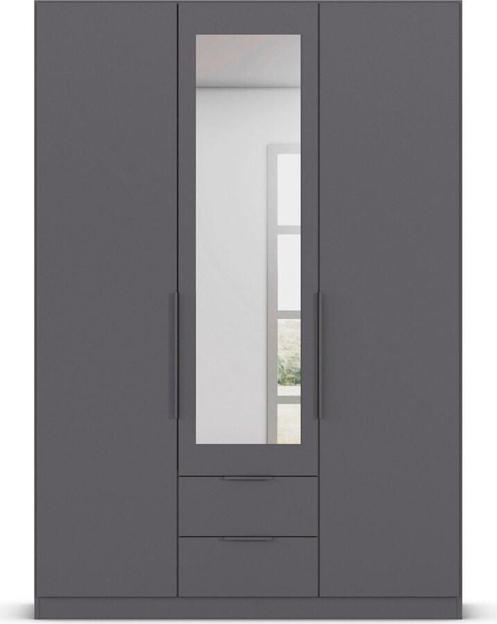 Rauch Draaideurkast Kledingkast garderobe KREFELD optioneel met spiegel met 3 greepvarianten incl. praktische lades made in germany - Foto 13