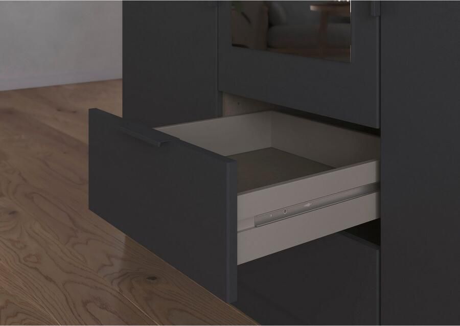 Rauch Draaideurkast Kledingkast garderobe KREFELD optioneel met spiegel met 3 greepvarianten incl. praktische lades made in germany - Foto 15