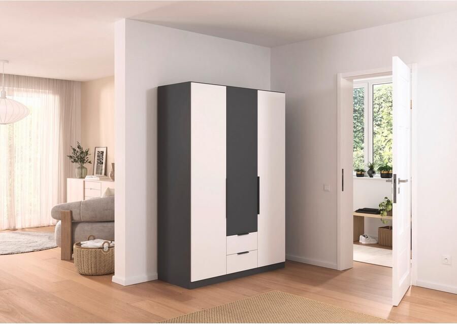 Rauch Draaideurkast Kledingkast garderobe KREFELD optioneel met spiegel met 3 greepvarianten incl. praktische lades made in germany - Foto 14