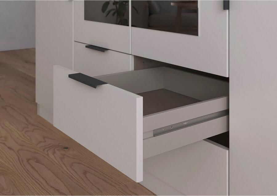 Rauch Draaideurkast Kledingkast garderobe KREFELD optioneel met spiegel met 3 greepvarianten incl. praktische lades made in germany - Foto 17