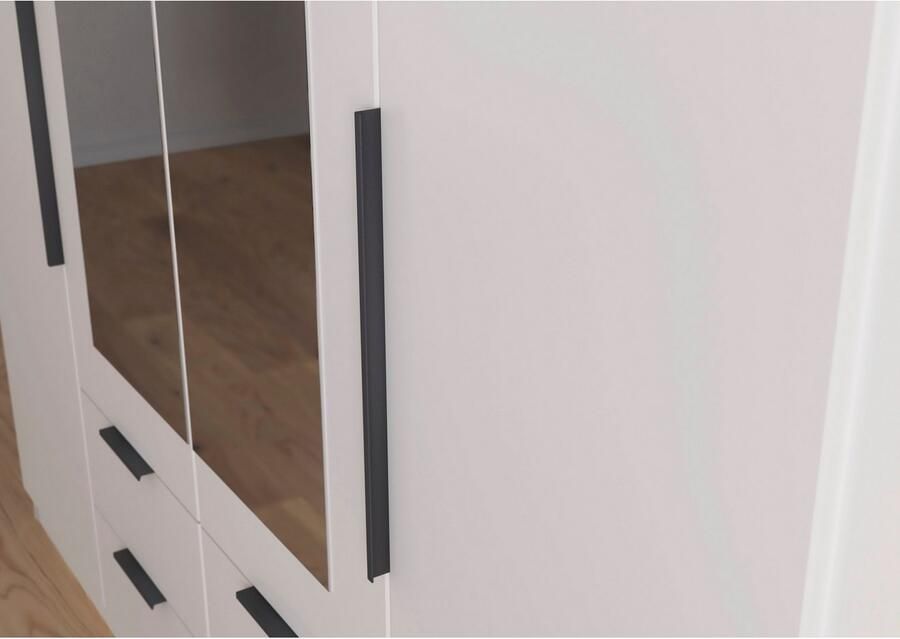 Rauch Draaideurkast Kledingkast garderobe KREFELD optioneel met spiegel met 3 greepvarianten incl. praktische lades made in germany - Foto 14