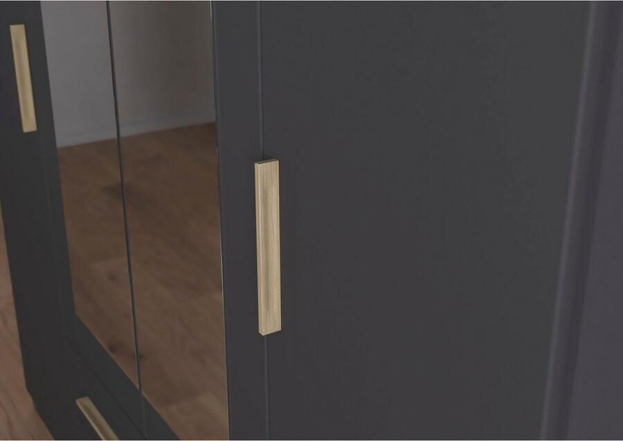 Rauch Draaideurkast Kledingkast garderobe KREFELD optioneel met spiegel met 3 greepvarianten incl. praktische lades made in germany - Foto 16