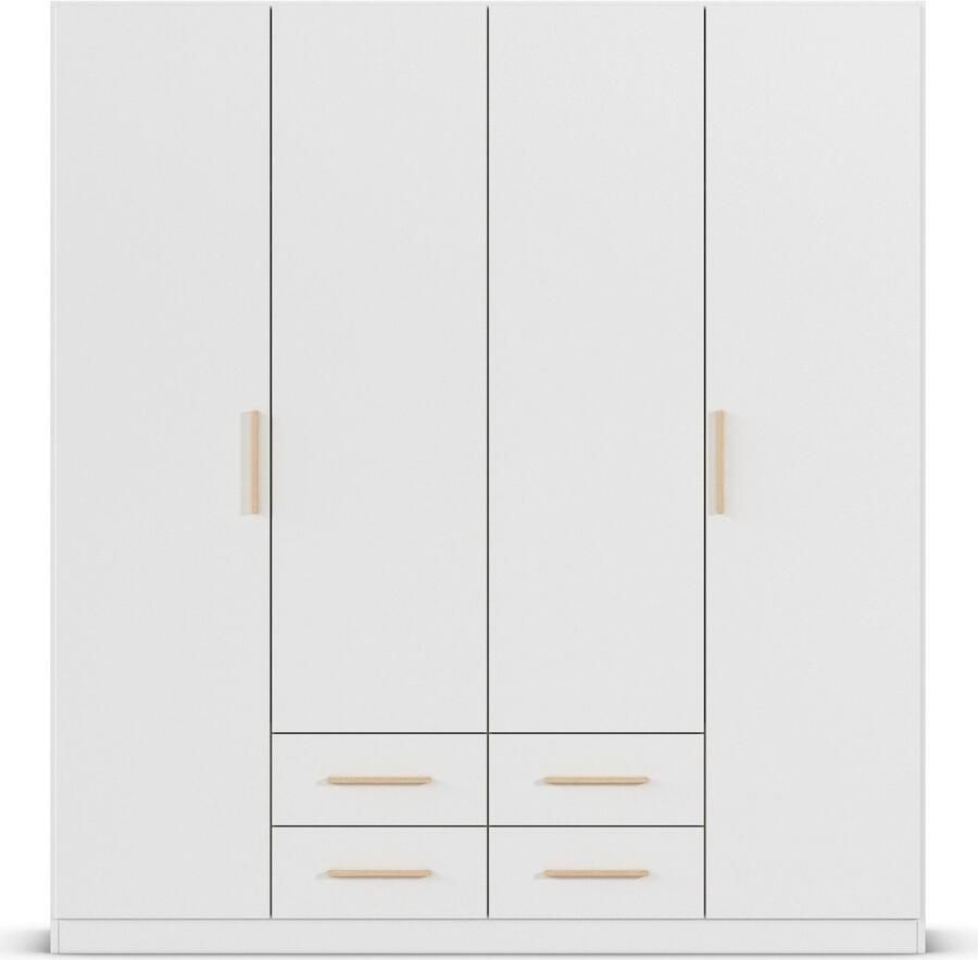 Rauch Draaideurkast Kledingkast garderobe KREFELD optioneel met spiegel met 3 greepvarianten incl. praktische lades made in germany - Foto 10