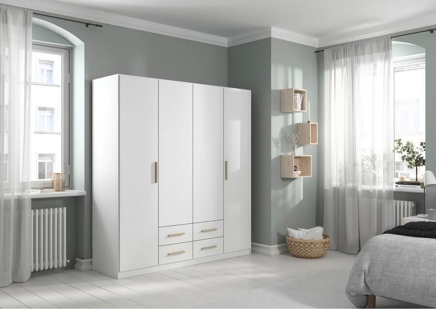 Rauch Draaideurkast Kledingkast garderobe KREFELD optioneel met spiegel met 3 greepvarianten incl. praktische lades made in germany - Foto 18