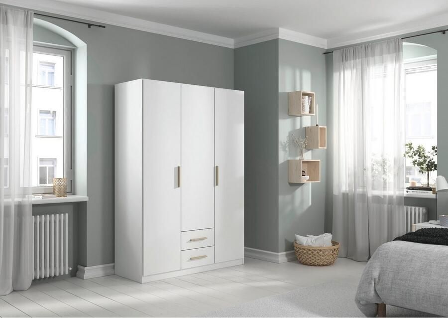 Rauch Draaideurkast Kledingkast garderobe KREFELD optioneel met spiegel met 3 greepvarianten incl. praktische lades made in germany - Foto 17