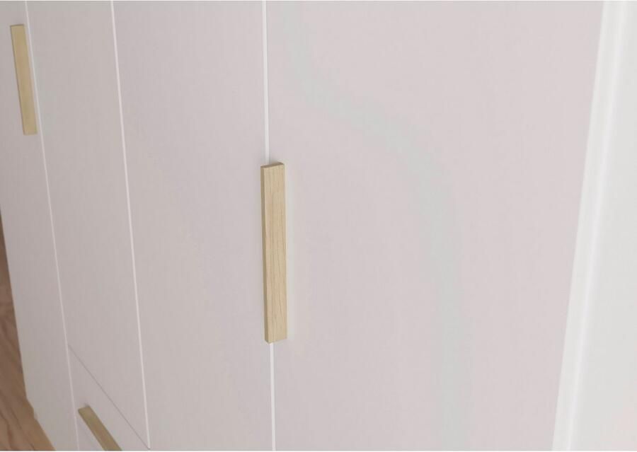 Rauch Draaideurkast Kledingkast garderobe KREFELD optioneel met spiegel met 3 greepvarianten incl. praktische lades made in germany - Foto 16