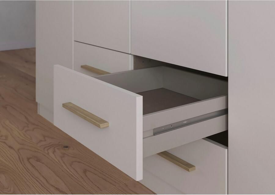 Rauch Draaideurkast Kledingkast garderobe KREFELD optioneel met spiegel met 3 greepvarianten incl. praktische lades made in germany - Foto 17