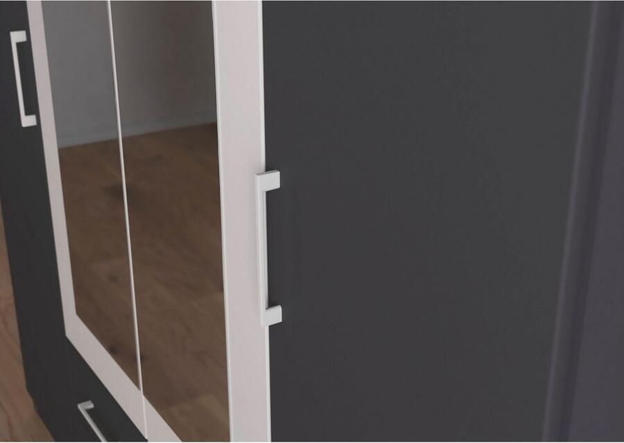 Rauch Draaideurkast Kledingkast garderobe KREFELD optioneel met spiegel met 3 greepvarianten incl. praktische lades made in germany - Foto 15