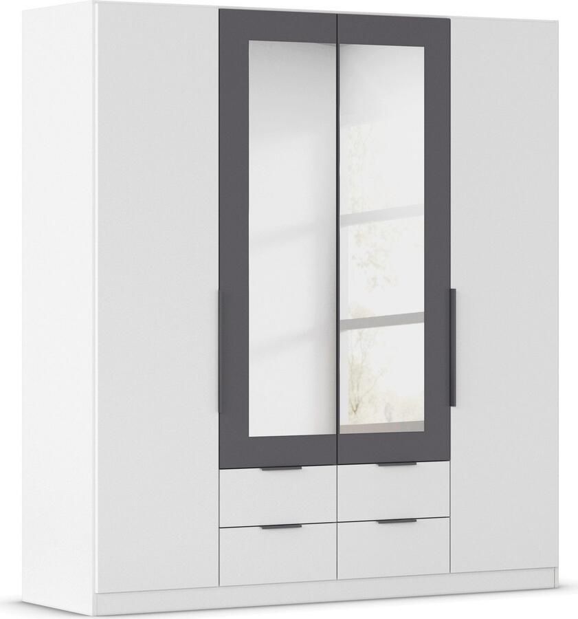 Rauch Draaideurkast Kledingkast garderobe KREFELD optioneel met spiegel met 3 greepvarianten incl. praktische lades made in germany - Foto 20