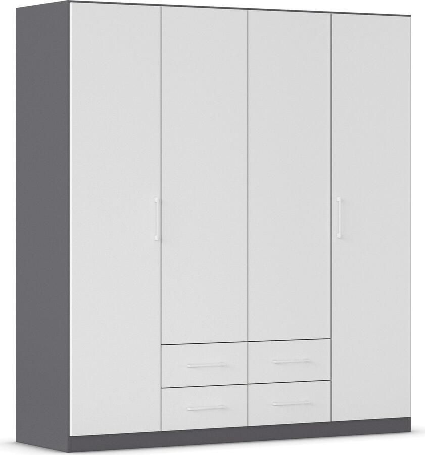 Rauch Draaideurkast Kledingkast garderobe KREFELD optioneel met spiegel met 3 greepvarianten incl. praktische lades made in germany - Foto 19