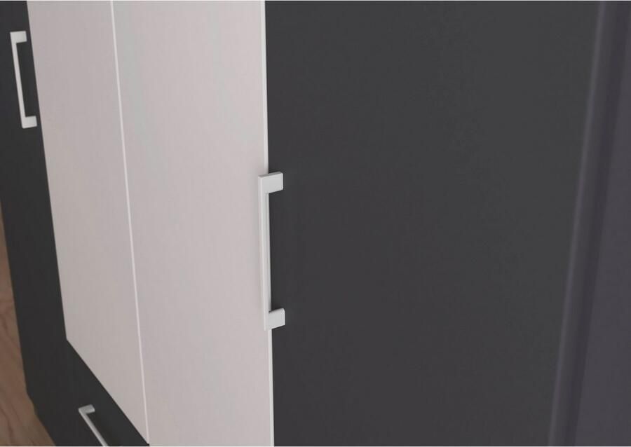 Rauch Draaideurkast Kledingkast garderobe KREFELD optioneel met spiegel met 3 greepvarianten incl. praktische lades made in germany - Foto 17