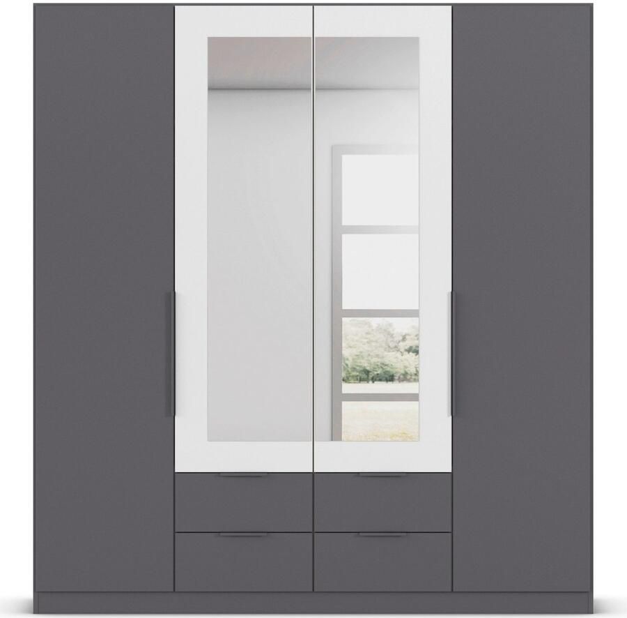 Rauch Draaideurkast Kledingkast garderobe KREFELD optioneel met spiegel met 3 greepvarianten incl. praktische lades made in germany - Foto 10