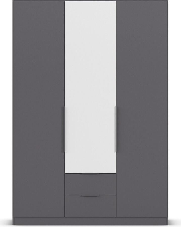 Rauch Draaideurkast Kledingkast garderobe KREFELD optioneel met spiegel met 3 greepvarianten incl. praktische lades made in germany - Foto 14