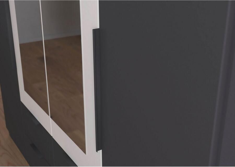 Rauch Draaideurkast Kledingkast garderobe KREFELD optioneel met spiegel met 3 greepvarianten incl. praktische lades made in germany - Foto 15