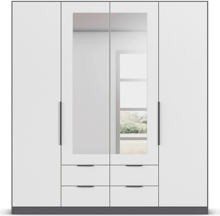 Rauch Draaideurkast Kledingkast garderobe KREFELD optioneel met spiegel met 3 greepvarianten incl. praktische lades made in germany - Foto 10