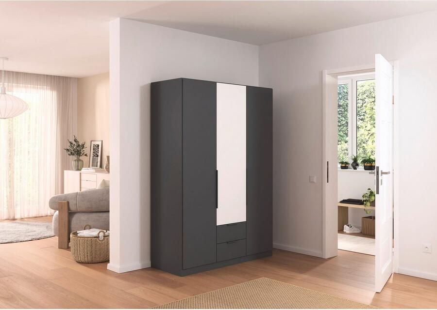 Rauch Draaideurkast Kledingkast garderobe KREFELD optioneel met spiegel met 3 greepvarianten incl. praktische lades made in germany - Foto 15