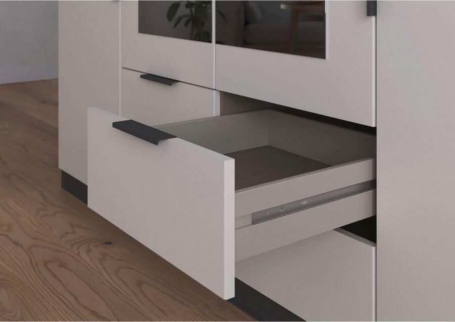 Rauch Draaideurkast Kledingkast garderobe KREFELD optioneel met spiegel met 3 greepvarianten incl. praktische lades made in germany - Foto 17