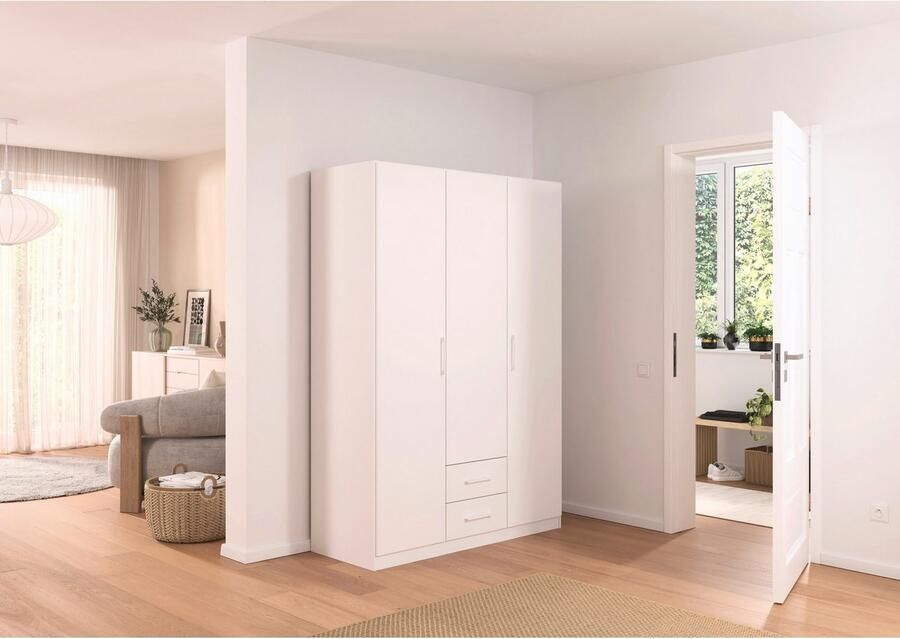 Rauch Draaideurkast Kledingkast garderobe KREFELD optioneel met spiegel met 3 greepvarianten incl. praktische lades made in germany - Foto 14