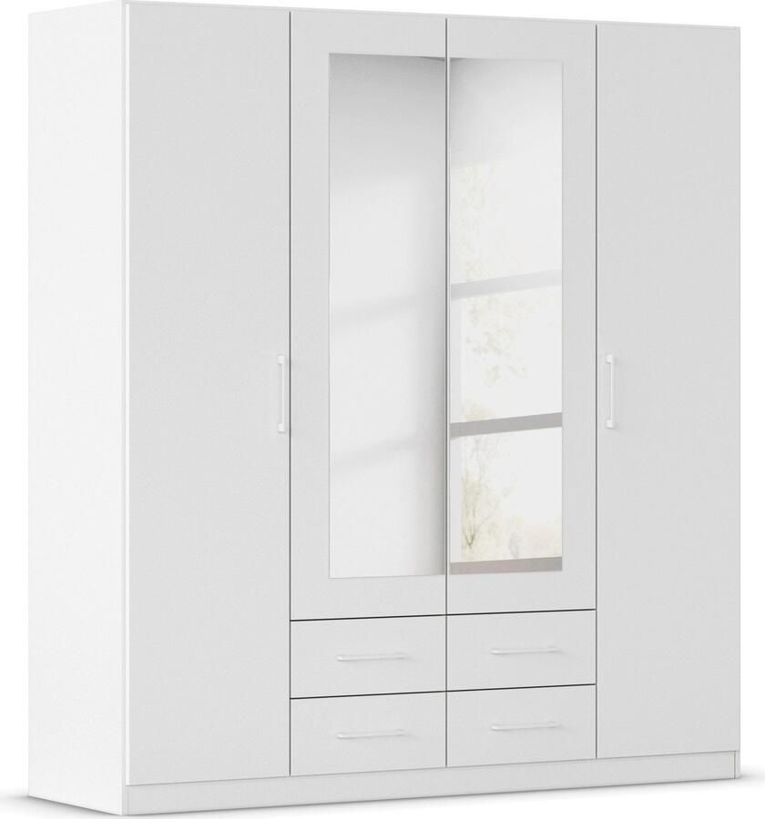 Rauch Draaideurkast Kledingkast garderobe KREFELD optioneel met spiegel met 3 greepvarianten incl. praktische lades made in germany - Foto 20