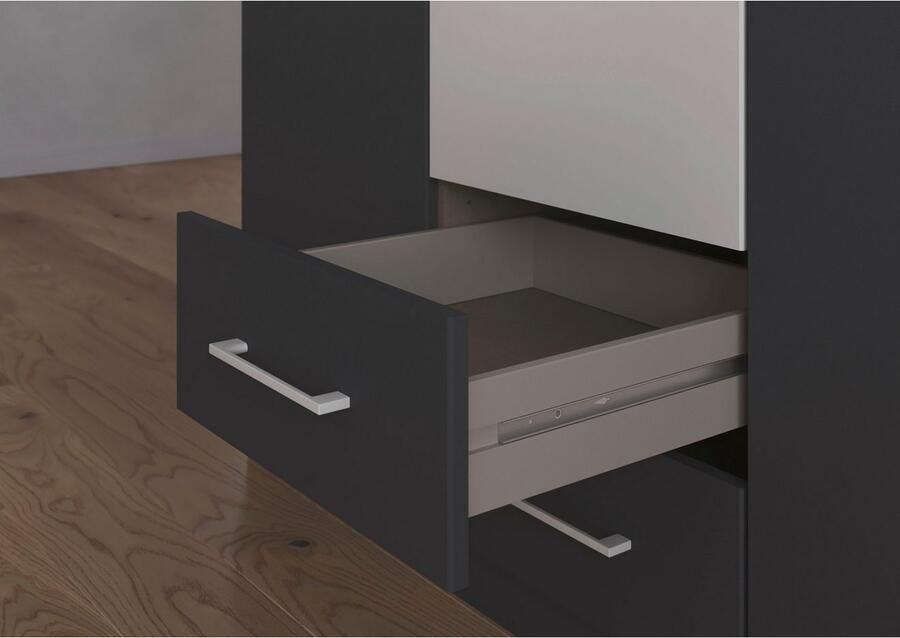 Rauch Draaideurkast Kledingkast garderobe KREFELD optioneel met spiegel met 3 greepvarianten incl. praktische lades made in germany - Foto 18