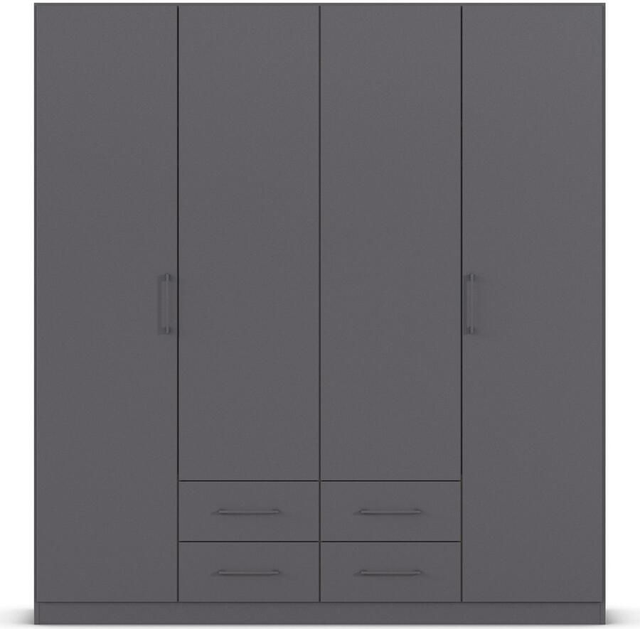 Rauch Draaideurkast Kledingkast garderobe KREFELD optioneel met spiegel met 3 greepvarianten incl. praktische lades made in germany - Foto 19