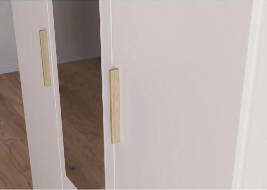 Rauch Draaideurkast Kledingkast garderobe KREFELD optioneel met spiegel met 3 greepvarianten incl. praktische lades made in germany - Foto 15