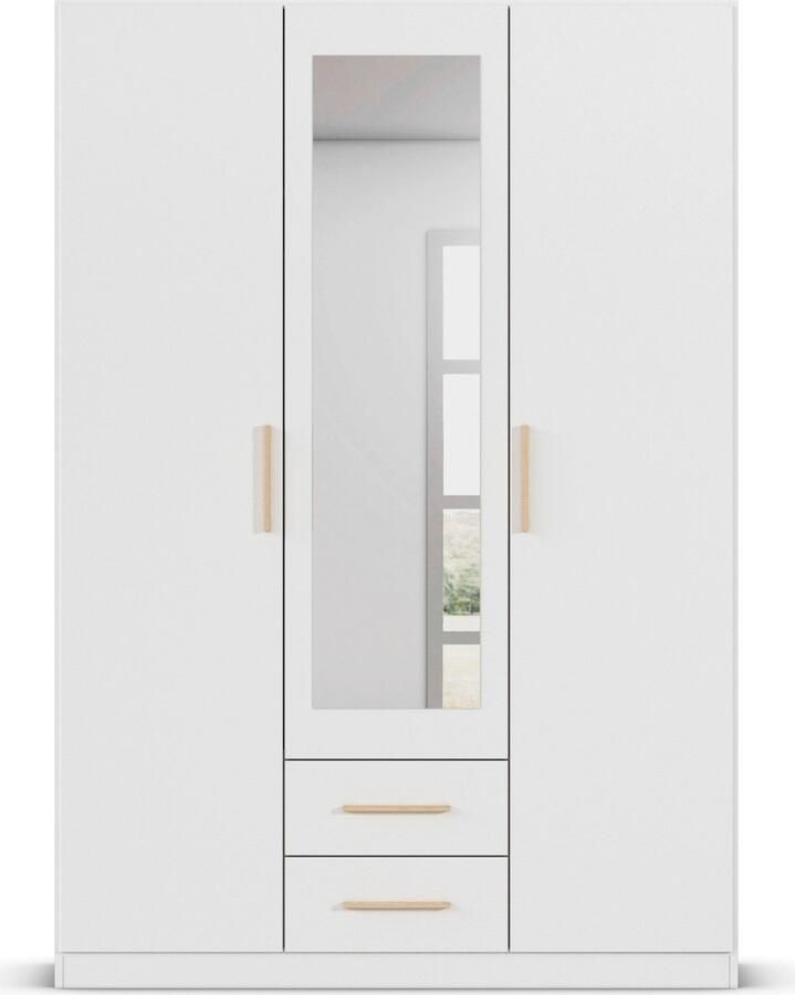 Rauch Draaideurkast Kledingkast garderobe KREFELD optioneel met spiegel met 3 greepvarianten incl. praktische lades made in germany - Foto 14