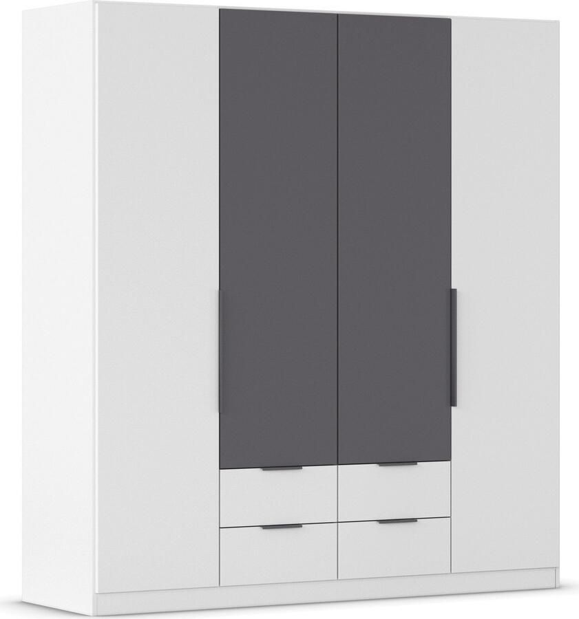 Rauch Draaideurkast Kledingkast garderobe KREFELD optioneel met spiegel met 3 greepvarianten incl. praktische lades made in germany - Foto 19