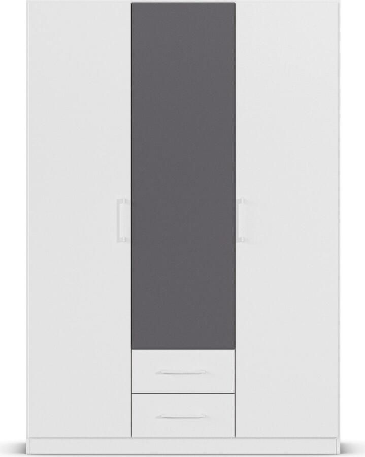 Rauch Draaideurkast Kledingkast garderobe KREFELD optioneel met spiegel met 3 greepvarianten incl. praktische lades made in germany - Foto 14