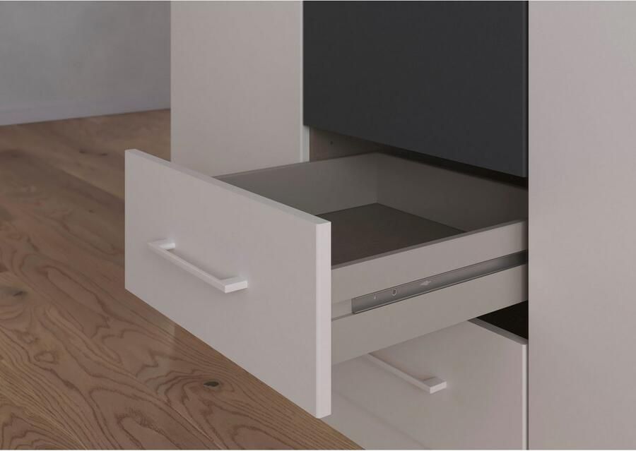 Rauch Draaideurkast Kledingkast garderobe KREFELD optioneel met spiegel met 3 greepvarianten incl. praktische lades made in germany - Foto 16